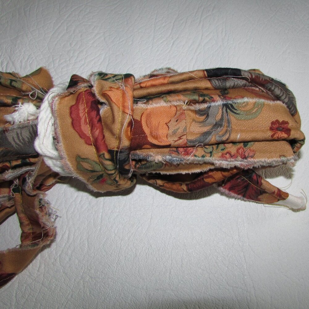 RED Sateen Collection Chintz Piping - Caramel Floral - 12.7 metres